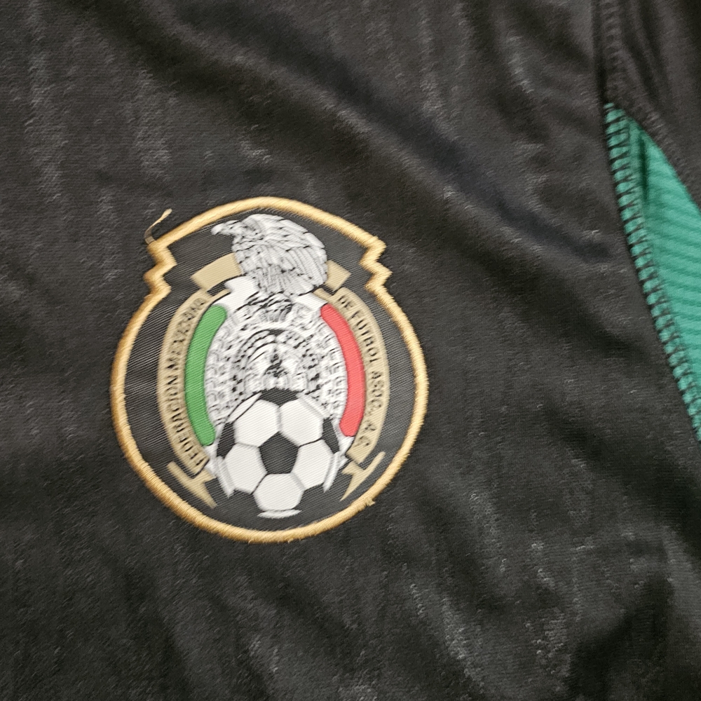 Adidas Black Jersey with Red Trim and Green Detail Vintage - Picture 3 of 9